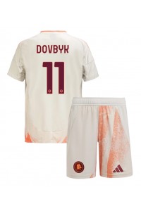 Fotbalové Dres AS Roma Artem Dovbyk #11 Dětské Venkovní Oblečení 2024-25 Krátký Rukáv (+ trenýrky)